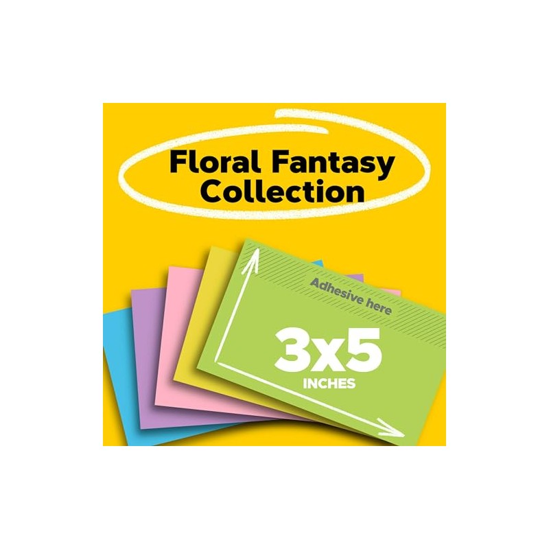 Post-it Notes - Bloc de notas adhesivas, 3 x 5
