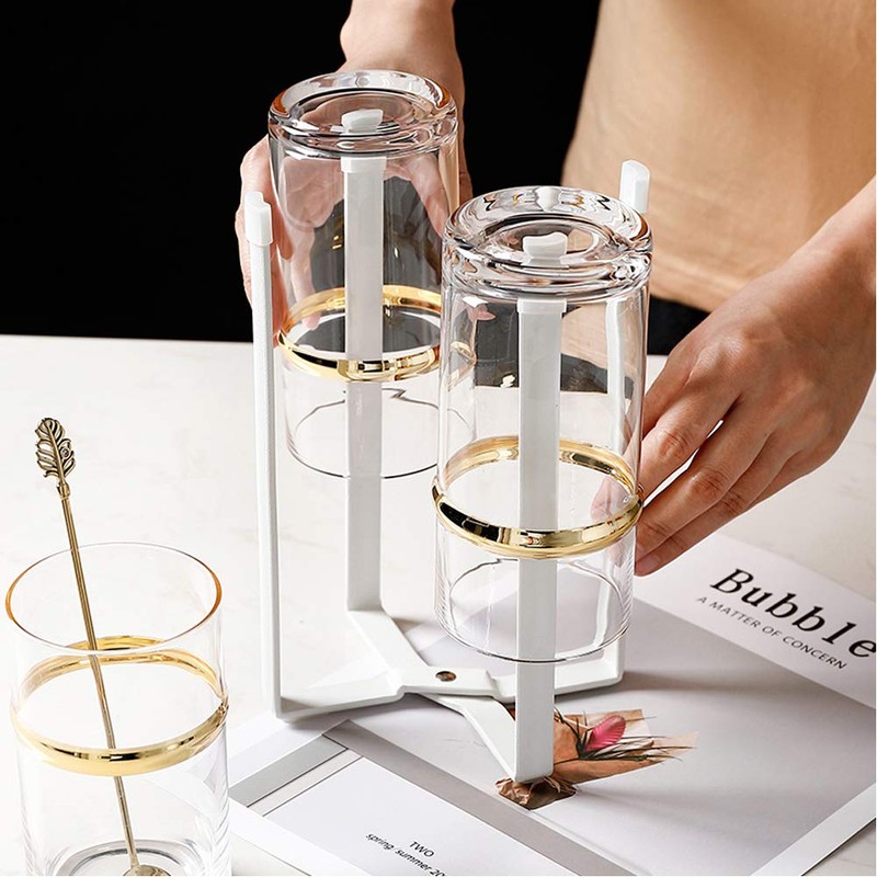 Multifunctional Kitchen Stand Holder for Plastic Bags, Bottles and Cups,