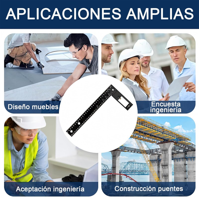 EHRHDKNS Regla de Medición de Múltiples Ángulos, Herramientas de Medición