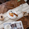 Weldomcor Macrame Table Runners Woven Rustic Table Runner Cotton Linen