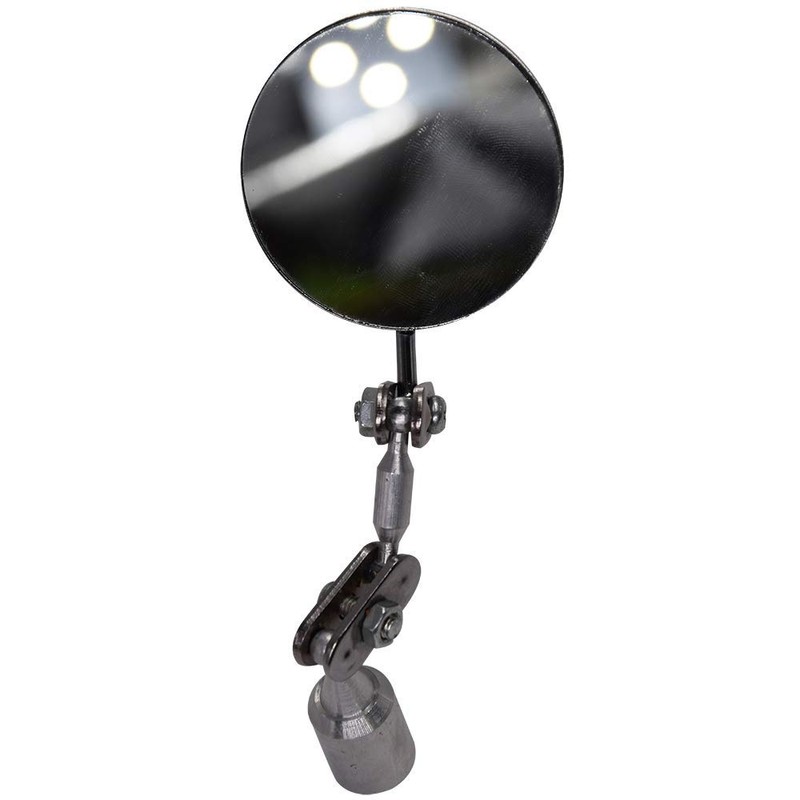 HARDK Inspection Mirror Magnetic Base - 2.16 in. Swivel Angle
