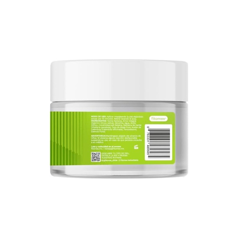 Exfoliante Corporal de Arroz, Aclarante Natural, 200 ml