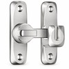 Flip Door Latch Lock, 90/180 Degree Zinc Alloy Sliding Bolt