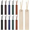 kdafio 12 Pcs Leather Bookmark, Classic Stitched Bookmark with Leather