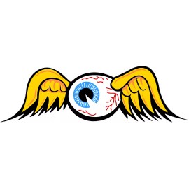 24" Flying Eyeball Vintage Drag Racing window sticker decal Von Dutch NHRA