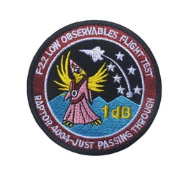 OYSTERBOY AIR Force F22 F-22 Low Observables Flight Test Tactical Patch Hook & Loop