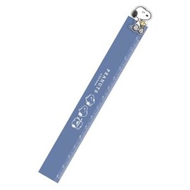 Snoopy Ruler with Mascot, 5.5 inches (14 cm) Ruler Peanuts