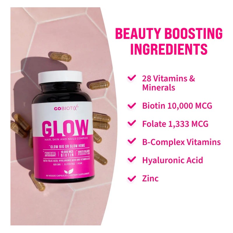 Gobiotix Vitaminas Para Cabello Piel Y Uñas 90 Cápsulas