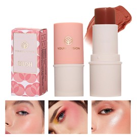 Contour Highlighter Blush Sticks - Cream Contour Bronzer Stick for Cheeks Eyes Lips, Long Lasting Waterproof Smooth Makeup Sticks for All Skin Type Face Makeup (01#, 20g)