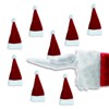 MR.FOAM Mini Santa Hat Cup Bottles Cover, 10PCS Christmas Hats