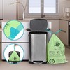 13 Gallon,100 Count, Compostable Trash Bags with Drawstring,Tear Resistant Kitchen