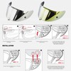 Motorcycle Helmet Visor Motorcycle Face Shield Helmet Accessories Replacement for