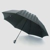 Makita Shoten 7193 Men's Folding Umbrella, Mini "Tie" (Thailand), Front