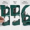QWORK Heavy Duty Hand Press Eyelet Grommet Machine Punch Tool