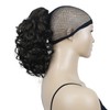 Lydell 12" Curly Wavy Ponytail Hairpiece Styled Clip In Claw