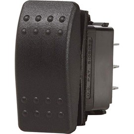 Blue Sea Systems Water Resistant Black Contoura II Switches, 7930, Black