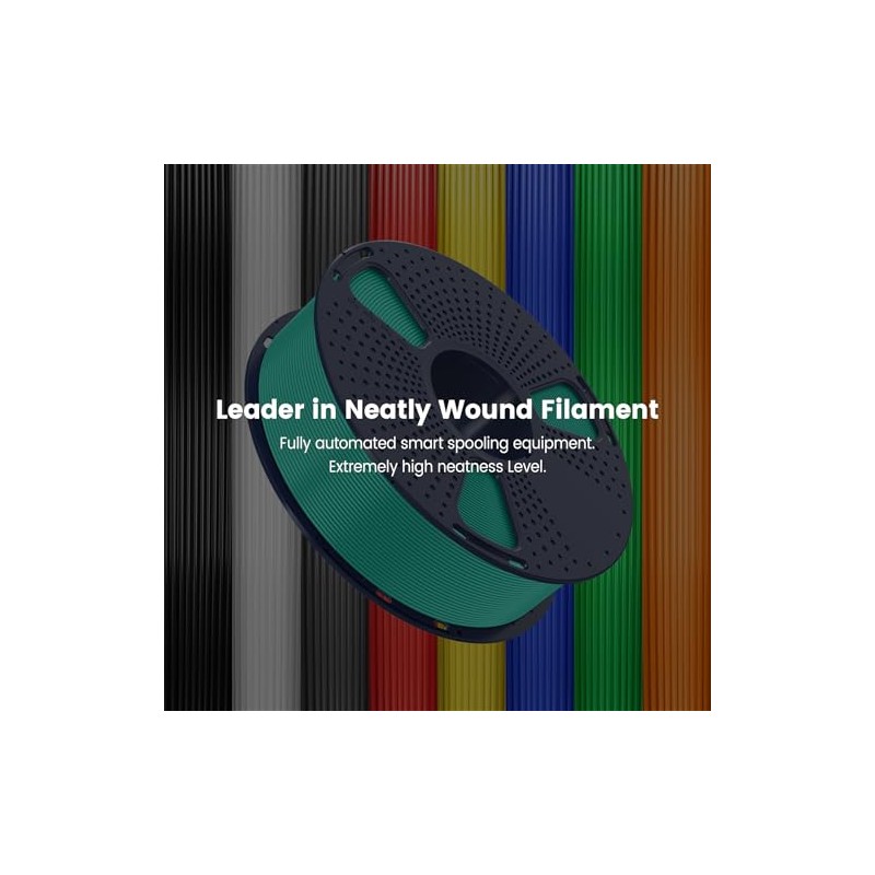 SUNLU PLA 3D Printer Filament PLA Filament 1.75mm, Neatly Wound
