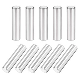 TA-VIGOR 10Pcs 10mm x 40mm Dowel Pins, 304 Stainless Steel Shelf Support Cylindrical Pin Pegs Shelf Support Pegs Fasten Elements for Furniture, Cabinets, and Mechanical Applications