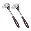 CIYODO 2Pcs Stainless Steel Potato Mashers Ergonomic Design for Effortless