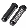 Unbranded 1'' Defiance Black Handlebar Hand Grips For Harley Electra
