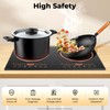 Double Induction Cooktop 2 Burner Induction Cooktop with Child Safety