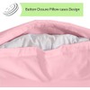 Ev Dekor® DVS729 Duvet Cover Sets Light Peach Pink- Soft