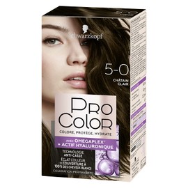 Schwarzkopf - Pro Color - Permanent Hair Colour - Shatterproof - Omega Plex Technology - Extra Long Hold - Light Maroon 5.0