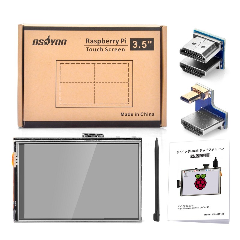 OSOYOO HDMI 3.5 Inch LCD Display Monitor Touch Screen for