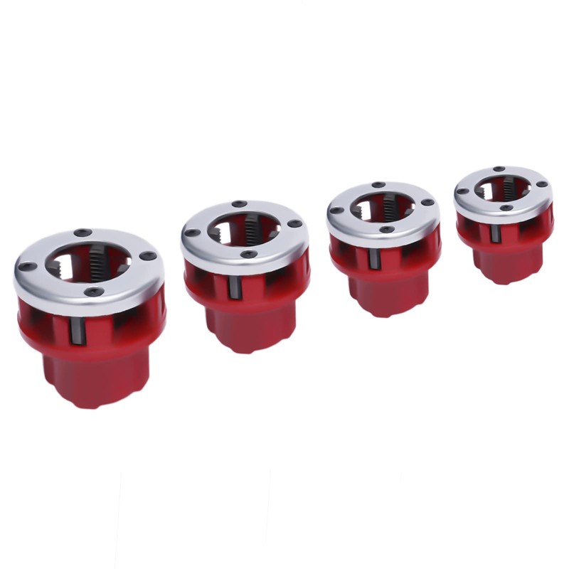 Pipe Threader Ratchet Type+5 Dies Set, Pipe Cutter Threading Tool