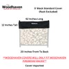 Woodhaven Standard Seasoning Replacement Cover - Black (5 Foot)