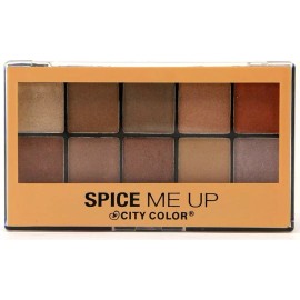 City Color E-0033 Spice Me Up Eye Shadow Paleta De Sombras City Color