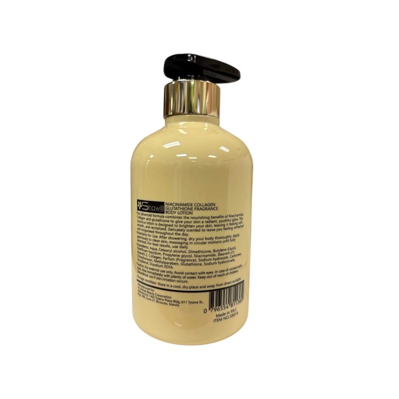 Shawill Niacinamide Collagen Glutathione Body Lotion – 500ml