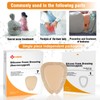 Carbou Wound Dressing Sacrum Silicone Foam Dressing, 6''x7''(15cm x18cm) Bordered