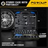 pgroup 1/2 inch Drive 8mm-32mm Metric socket set, 32-piece Mechanic