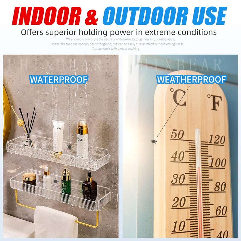 Extra Large 1.2" x 240" Super Heavy Duty Double Sided