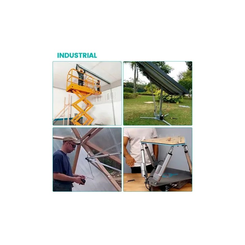 1pzs Actuador Lineal Motor 150kg 100mm Elevación Eléctrica.