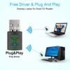 WiFi 6 USB Adapter with Bluetooth 5.4, AX900Mbps Dual Band