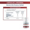 Arginina 500mg 100 Cápsulas Por Frasco