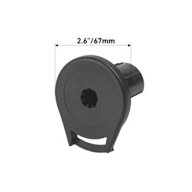 Rollerhouses R-Series R16 Roller Shade Clutch - Compatible with 1 1/2" Tubes, Easy-to-Install Shade Clutch for Motorized Blinds and Shades,(Black)