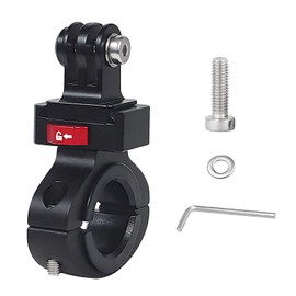 NKSRCP Aluminum Bicycle Handlebar Mount for GoPro Hero 11/10/9/8/7/6/5s/5/4s/4/3, Compatible with Insta360 ONE X3 X2 X RS R GO 2 and DJI OSMO Action 2 3, Waterproof, Quick Release Base, Camera Mount