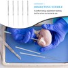 Fyearfly 5pcs Dissection Needles, Stainless Steel Dissecting Needle with Straight