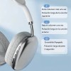 Auriculares Inalámbricos Diadema Con Micrófono 400mah Negro Diadema Vulata P9