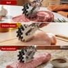 Angoily Steak tenderiser meat tenderiser stainless steel rolling meat tenderiser