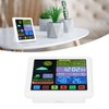 Wireless Weather Clock Digital Thermometer Hygrometer with Touch Screen for
