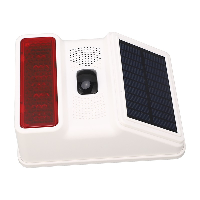 Solar Alarm Wireless DC 5V 433MHz 100dB Infrared Sensor IP65