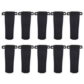 Yoidesu 10 Pack Walkie Talkie Replacement Belt Clip,Original H777 Belt Clip for BF-888S BF-666S BF-777S H-777 Walkie Talkie