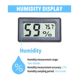 Hygrometer, Humidity Meter, Hydrometer, Room Thermometer Indoor, Humidity Sensor, Indoor Thermometer, Humidistat, Hygrometer Indoor Humidity by Greensadi