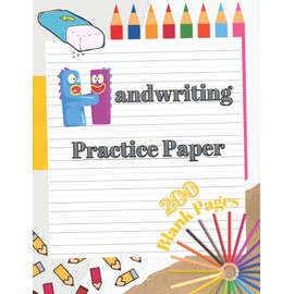 Handwriting practice paper: 200 Blank lined Pages With Dotted Middle Lines To Practice Writing For Young Kids | 8.5"11"/ A4 | Lined paper for children ... write | Reception workbooks | Reception home