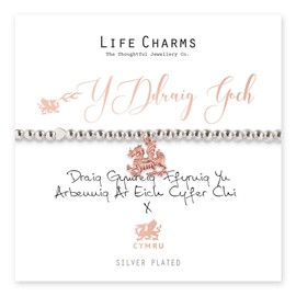 Life Charms Welsh The Red Dragon bracelet