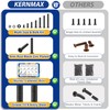 Kernmax 1120Pcs M3 Countersunk Screws Kit, M3 Flat Head Screws,